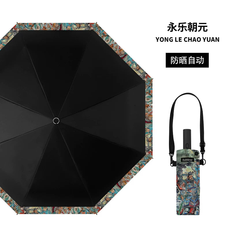 Rabbituu [Yongle Chaoyuan] Automatic parasol, umbrella, sunscreen and UV protection gift box for men and women