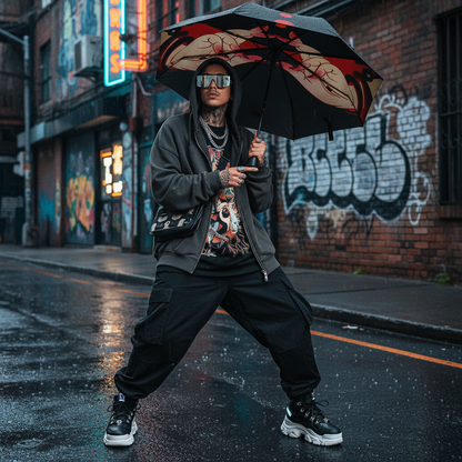 Rabbituu joint name Zhang Le [no phase, also have universal phase] automatic umbrella umbrella male sunscreen umbrella female gift