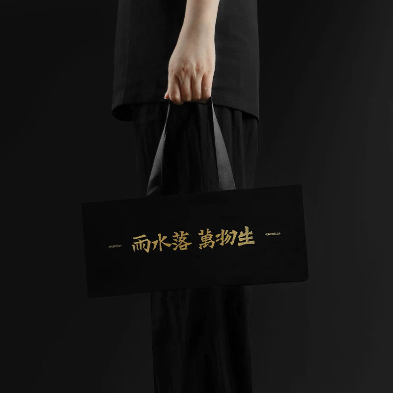 Rabbituu [Square Fish] Automatic Umbrella Sunscreen Umbrella Umbrella Men's and Women's Folding Vinyl Shade Hand Gift