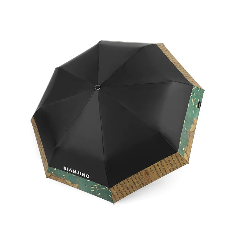 Rabbituu [Bianjing Ruihe] Automatic Umbrella Men's Sunscreen Parasol Women's Folding Gift