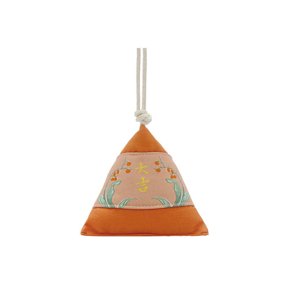 Shanyutang, Dragon Boat Festival Souvenir Carry-on Quaint Fragrant Dumplings Handmade Qinghe Wormwood Herbal Bag Zongzi Pendant