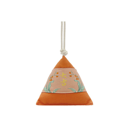 Shanyutang, Dragon Boat Festival Souvenir Carry-on Quaint Fragrant Dumplings Handmade Qinghe Wormwood Herbal Bag Zongzi Pendant