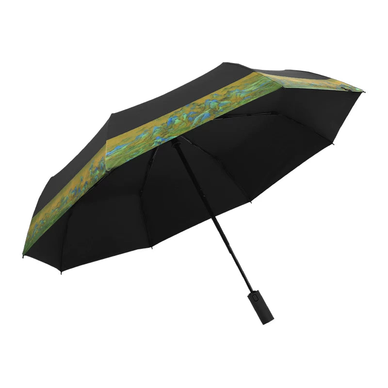 Rabbituu [Thousand Miles of Jiangshan] Automatic Umbrella Umbrella Men's and Women's Sunscreen and UV Protection Parasol Gift Box