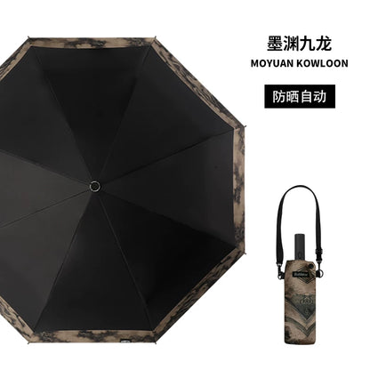 Rabbituu [Bianjing Ruihe] Automatic Umbrella Men's Sunscreen Parasol Women's Folding Gift