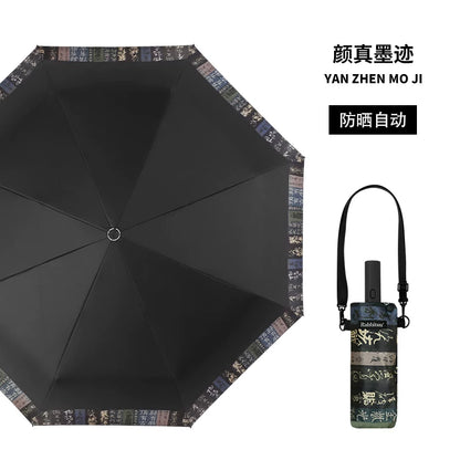 Rabbituu [Bianjing Ruihe] Automatic Umbrella Men's Sunscreen Parasol Women's Folding Gift