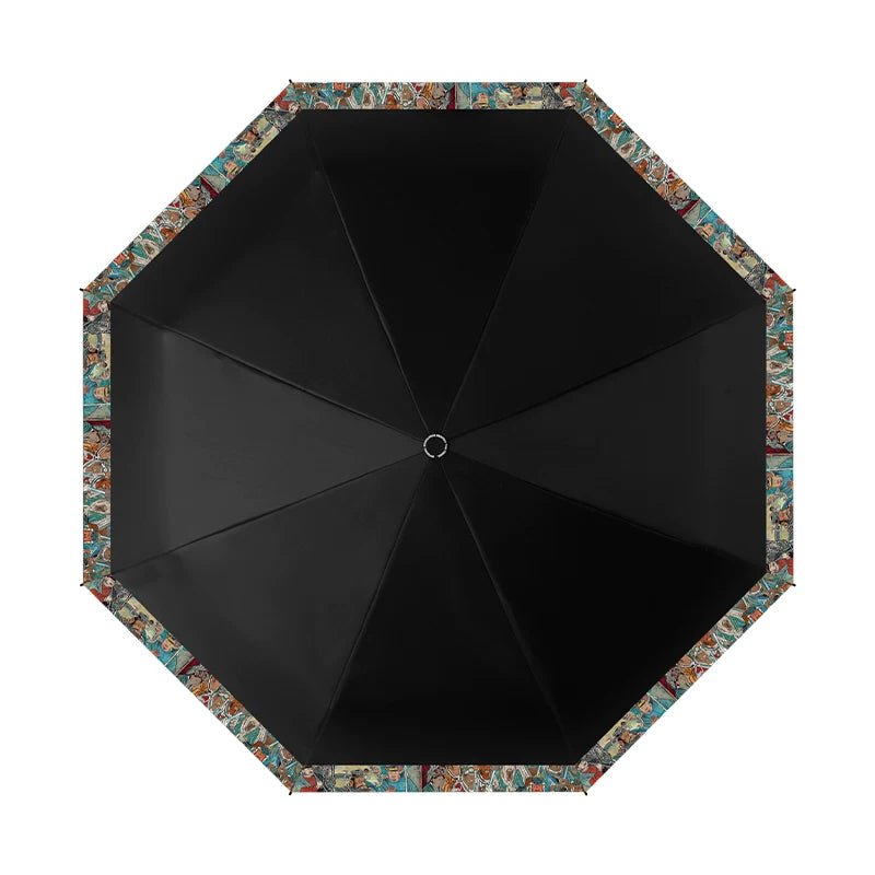 Rabbituu [Yongle Chaoyuan] Automatic parasol, umbrella, sunscreen and UV protection gift box for men and women