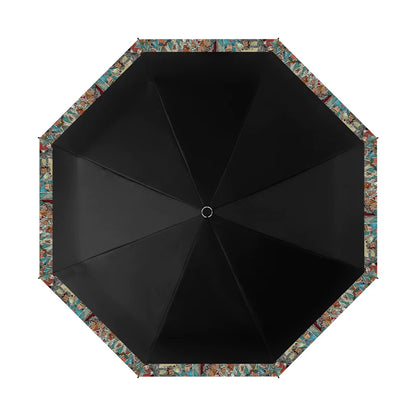 Rabbituu [Yongle Chaoyuan] Automatic parasol, umbrella, sunscreen and UV protection gift box for men and women